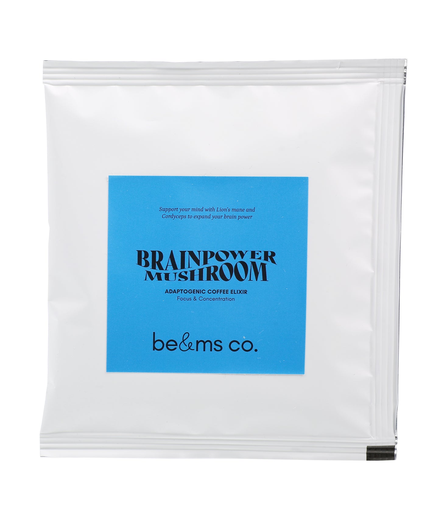 Brain Power Coffee Bags with Lion's Mane and Cordyceps Mushrooms